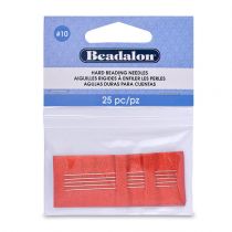 25 aiguilles Beadalon 5 cm  taille 10 