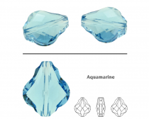 Baroque bead 5058 10 mm Aquamarine x1 Cristal Swarovski