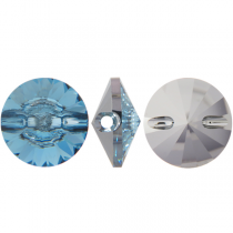 Bouton 3015 12 mm Aquamarine Cristal Swarovski x1