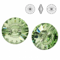 Bouton 3015 12 mm Chrysolite Cristal Swarovski x1