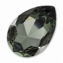 Cabochon 4327 Black Diamond Satin 30x20mm x1