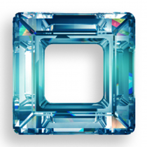 Cabochon 4439 Cosmic Square Crystal Bermuda blue foiled 20mm x1 Cristal Swarovski