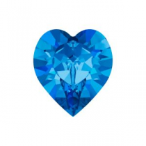 Cabochon Coeur 4800 -11x10 mm Sapphire Cristal swarovski x1