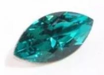 Cabochon Navette 4200-10x5mm- Blue Zircon  x1 cristal Swarovski