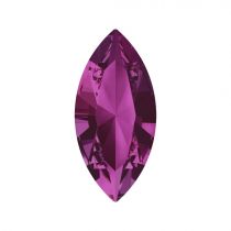 Cabochon Navette 4200-10x5mm- Fuchsia x1 cristal Swarovski