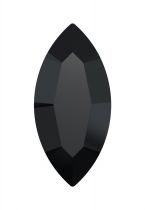 Cabochon Navette 4200-10x5mm- Jet x1 cristal Swarovski