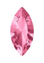 Cabochon Navette 4200-10x5mm- Light Rose x1 cristal Swarovski