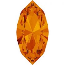 Cabochon Navette 4200-10x5mm- Topaz x1 cristal Swarovski