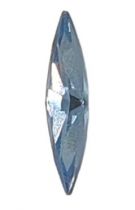 Cabochon Navette 4200-15x4mm- aquamarine x1 cristal Swarovski