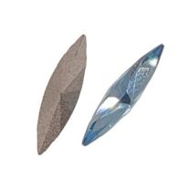 Cabochon Navette 4200-15x4mm- aquamarine x1 cristal Swarovski