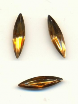 Cabochon Navette 4200-15x4mm- Topaz x1 cristal Swarovski