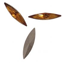 Cabochon Navette 4200-15x4mm- Topaz x1 cristal Swarovski