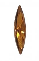 Cabochon Navette 4200-15x4mm- Topaz x1 cristal Swarovski