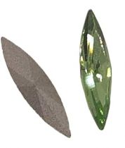 Cabochon Navette 4200-15x4mm-Peridot x1 cristal Swarovski