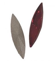 Cabochon Navette 4200-15x4mm-Siamx1 cristal Swarovski