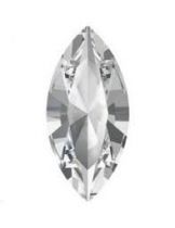 Cabochon Navette 4200-15x7mm- Crystal  x1 Cristal Swarovski