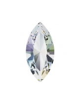 Cabochon Navette 4200-15x7mm- Crystal AB x1 cristal Swarovski