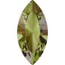 Cabochon Navette 4200-15x7mm- Crystal luminous Greenx1 Cristal Swarovski