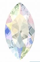 Cabochon Navette 4227-32x17mm- Couleur Crystal  AB  x1  Swarovski