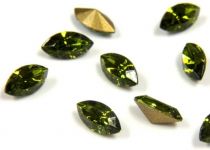 Cabochon Navette 4231-10x5mm- Couleur Kaki x1  Swarovski