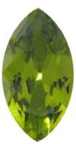 Cabochon Navette 4231-15x7mm- Olivine x1 Cristal Swarovski