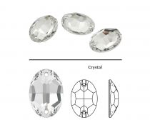 Cabochon Ovale 3210 à coudre 16x11mm- crystal x 1 cristal swarovski