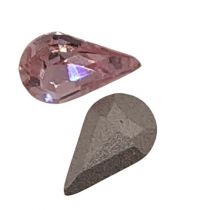 Cabochon poire 4300 Light Rose 10x6mm x1 cristal swarovski