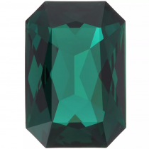 Cabochon Rectangle 4627-27x18.5mm Emerald x1- Cristal Swarovski