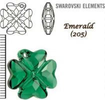 Clover 6764 Emerald14mm x1 cristal Swarovski