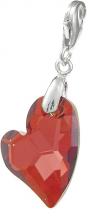 Coeur Asymetrical 6261-27 mm Crystal Red Magma x1