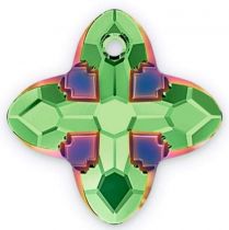 Croix 6868  Peridot scarabaeus / metallic 14mm x1 cristal Swarovski