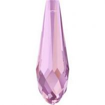 Goutte pure drop 6530- 20mm-Crystal-lilac-shadow- x1