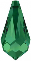 Gouttes 6000 Emerald 11x5.5 mm x 2 Cristal Swarovski