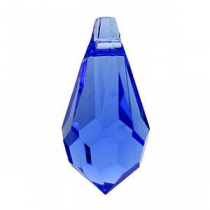 Gouttes 6000 Sapphire 11x5.5 mm x 2 Cristal Swarovski