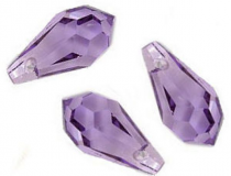 Gouttes 6000 Tanzanite 11x5.5 mm x 2 Cristal Swarovski