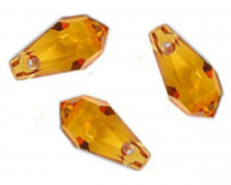 Gouttes 6000 Topaz 11x5.5 mm x 2 Cristal Swarovski