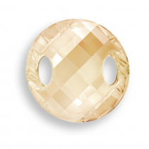 Intercalaire Twist 3221 Crystal Golden-18mm - X1 Cristal Swarovski