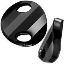 Intercalaire Twist 3221 Jet-noir -18mm - X1 Cristal Swarovski