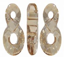 L\'infini de Swarovski ref 6792-18mm crystal golden shadow 