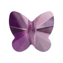 Papillon 5754 10 mm Amethyst blend x1 Cristal Swarovski