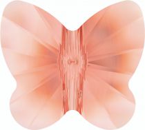 Papillon 5754 10 mm Rose peach x1 Cristal Swarovski