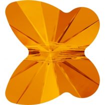 Papillon 5754 10 mm Tangerine x1 Cristal Swarovski