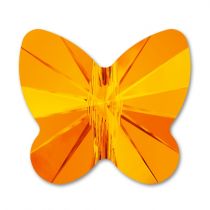 Papillon 5754 10 mm Tangerine x1 Cristal Swarovski