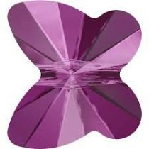 Papillon 5754 8 mm Fuchsia x1 Cristal Swarovski