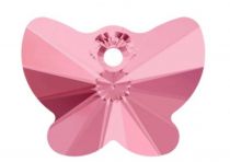 Papillon 6754 18 mm light rose x1 Cristal Swarovski