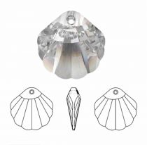 Pendentif 6723 Coquille Saint-Jacques 28mm Cristal Swarovski