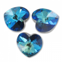 Pendentif Coeur 6202-10,3x10mm Crystal Bernuda Blue x1 Swarovski