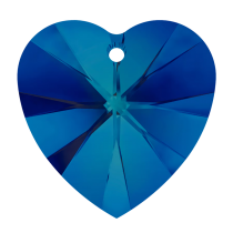 Pendentif Coeur 6202-10,3x10mm Crystal Bernuda Blue x1 Swarovski