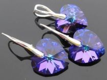 Pendentif Coeur 6202-10,3x10mm Crystal Heliotrope x1 Swarovski