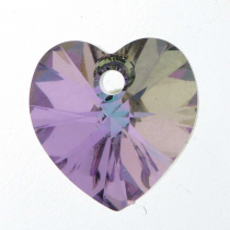 Pendentif Coeur 6202-10,3x10mm Crystal Light vitrail x1 Swarovski